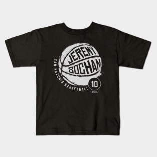 Jeremy Sochan San Antonio Basketball Kids T-Shirt